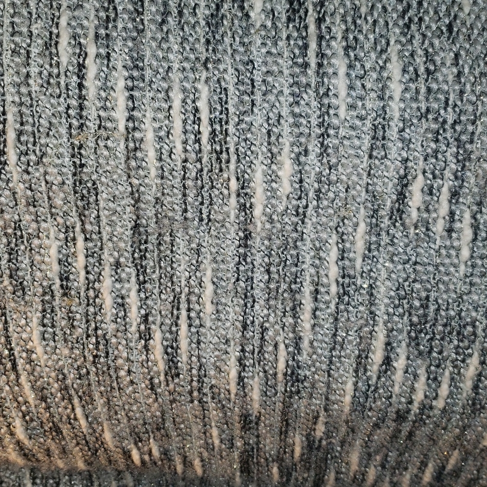 American Eagle Outfitters S / P Gray  White Black Gold Pullover Sweater - Picture 11 of 11